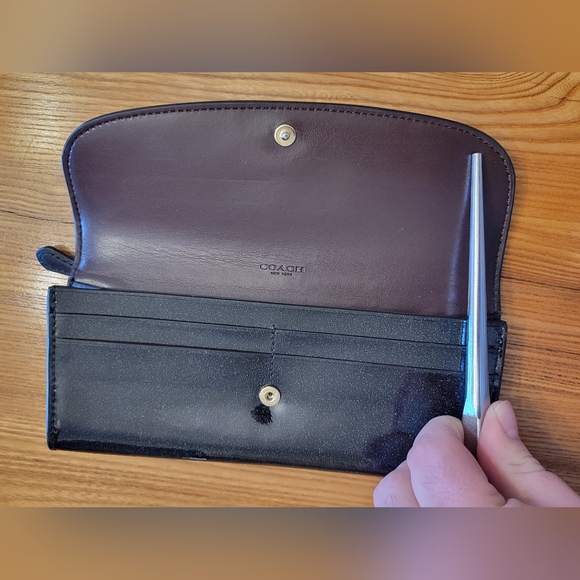 Coach Black Wallet - Picture 4 of 5